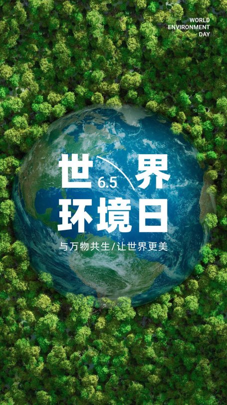 世界环境日保护生态资源手机海报