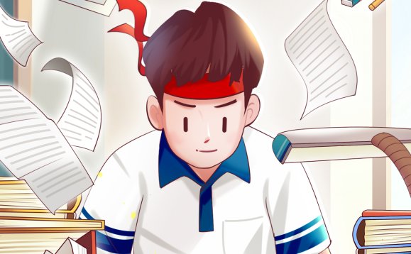 高考必胜中考复习冲刺黑马手机海报